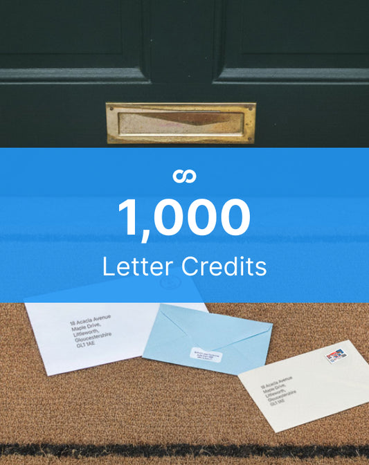 Deliver to Doorstep Credits :: 1,000 Letter Credits
