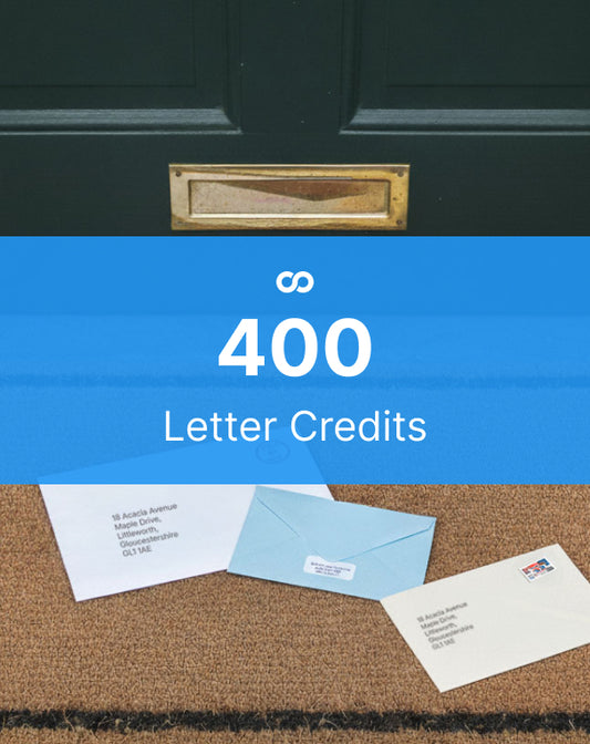 Deliver to Doorstep Credits :: 400 Letter Credits
